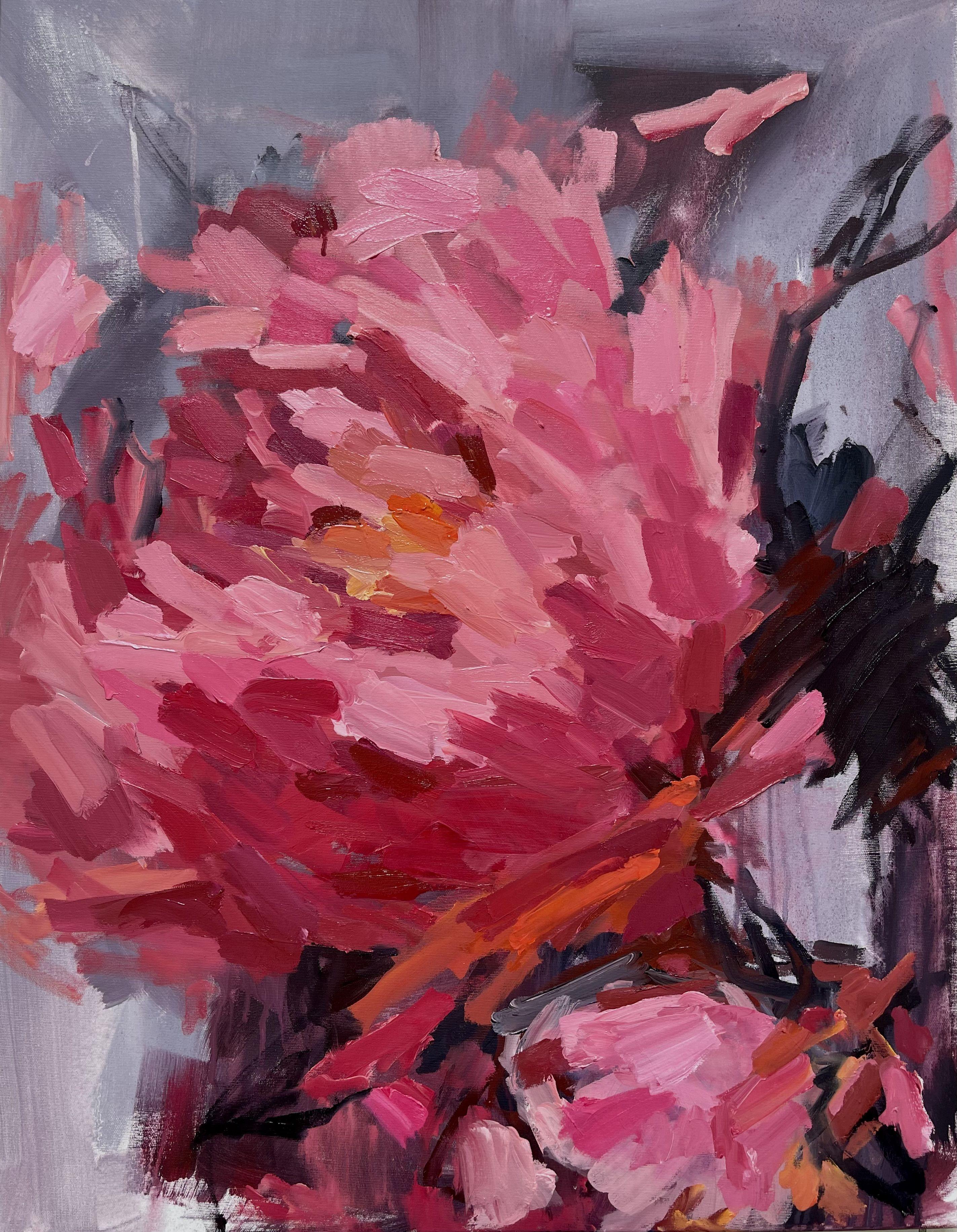 One and Only, tecnica mista su tela - Mixed Media Art di Julia Borg