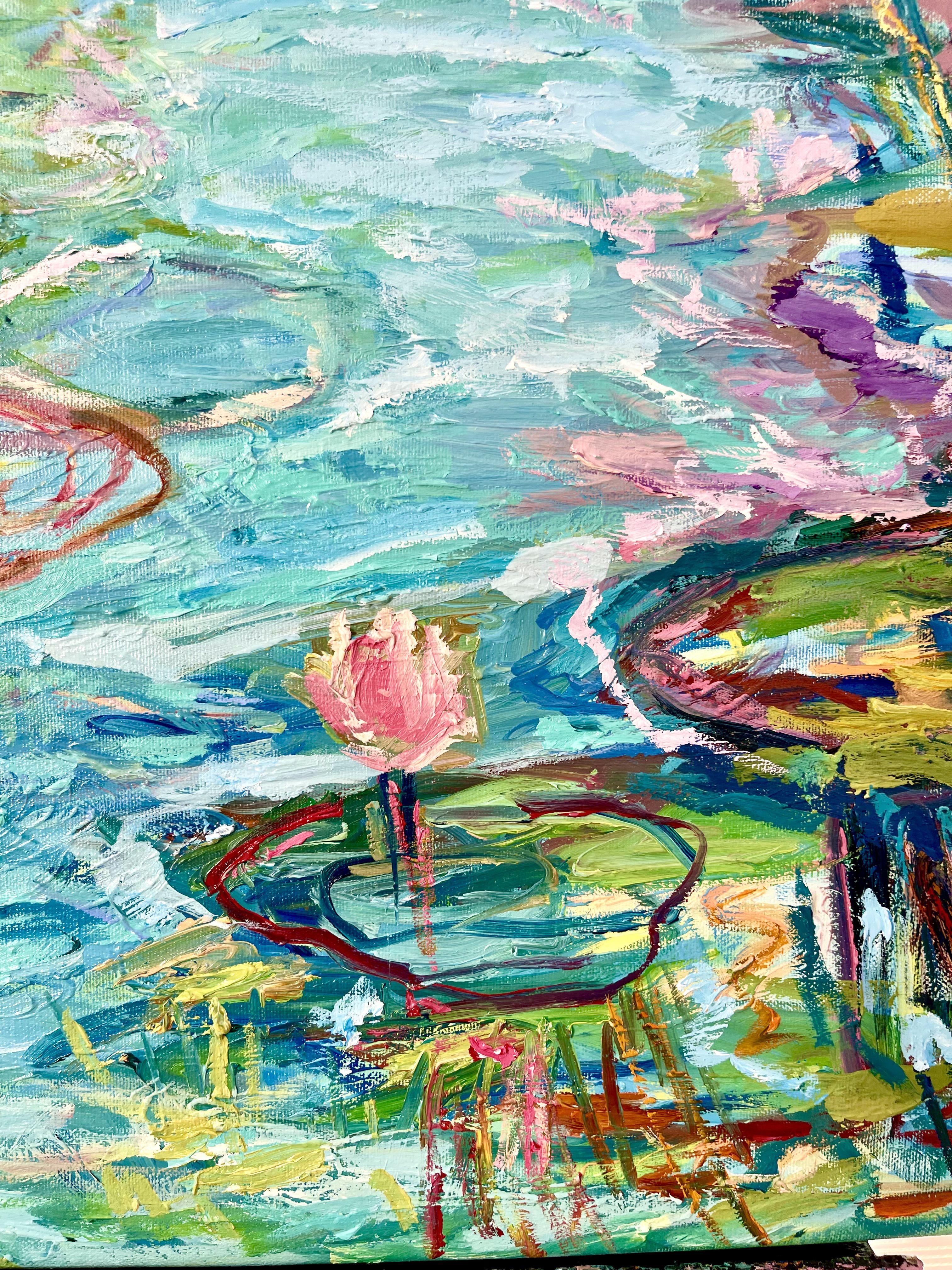 Riflessioni danzanti... Up&Up, Pittura, Olio su tela in vendita 1