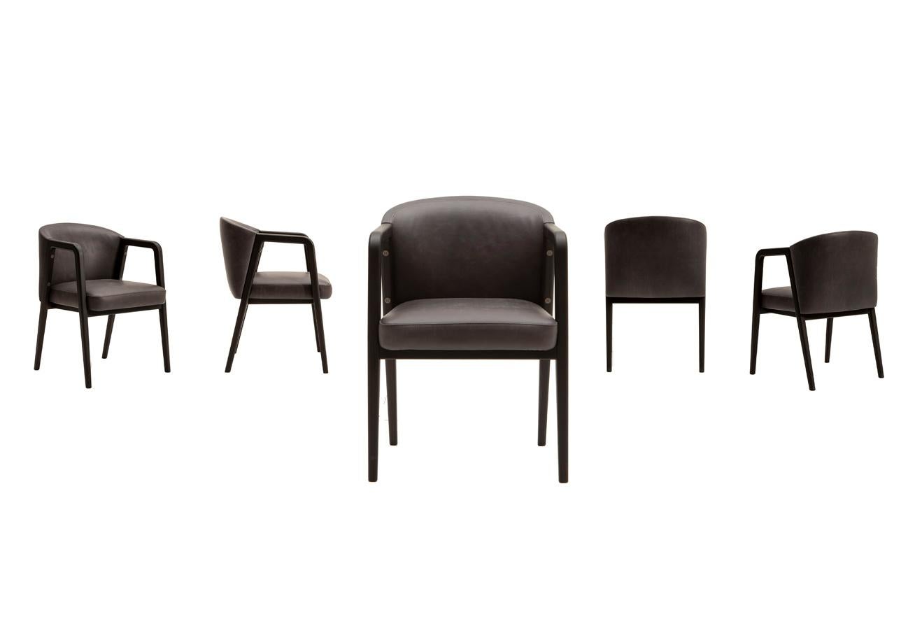 Leather Julia Chair - a Contemporary Chair of Timeless Design For Sale