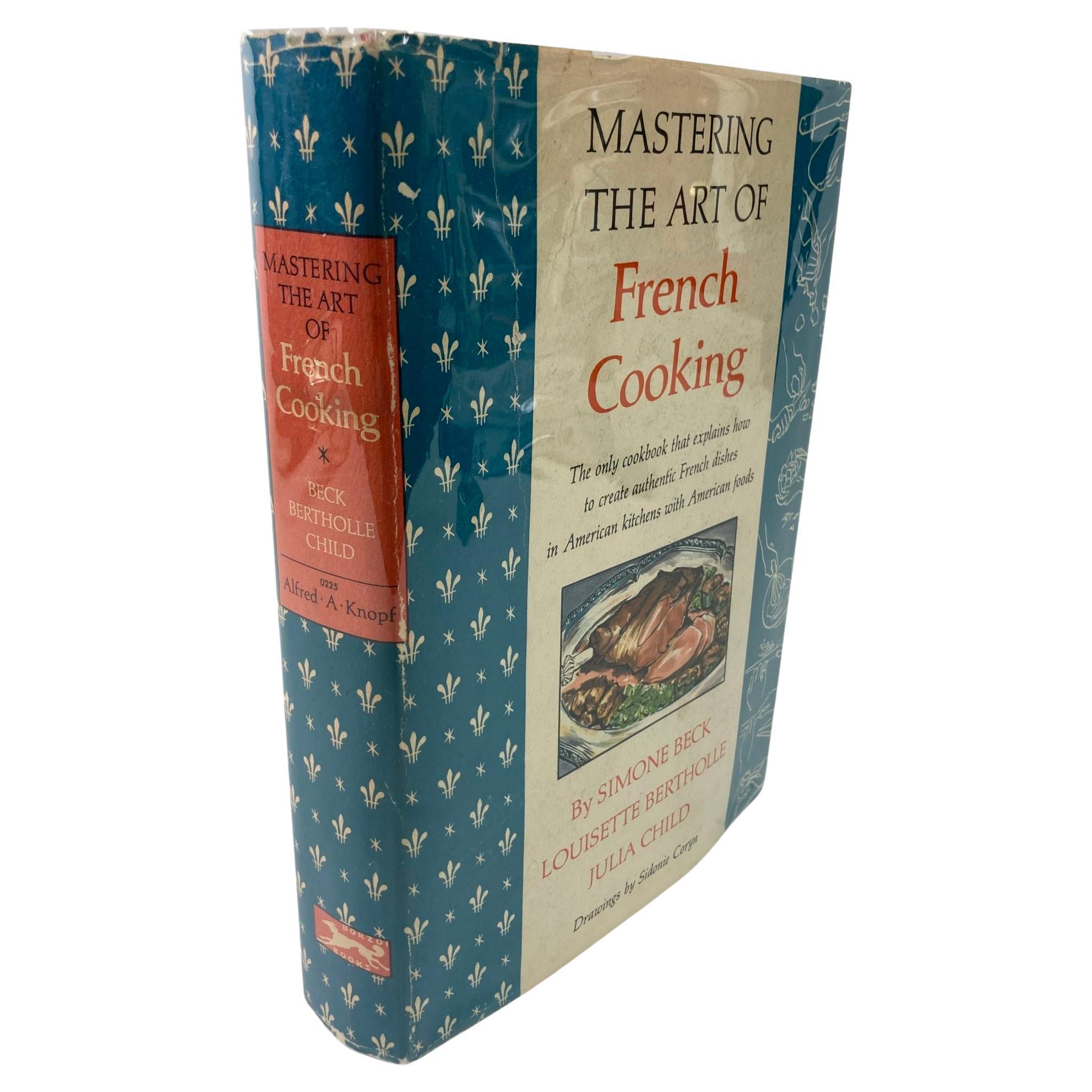 Julia Child Mastering the Art of French Cooking Book 1964 For Sale