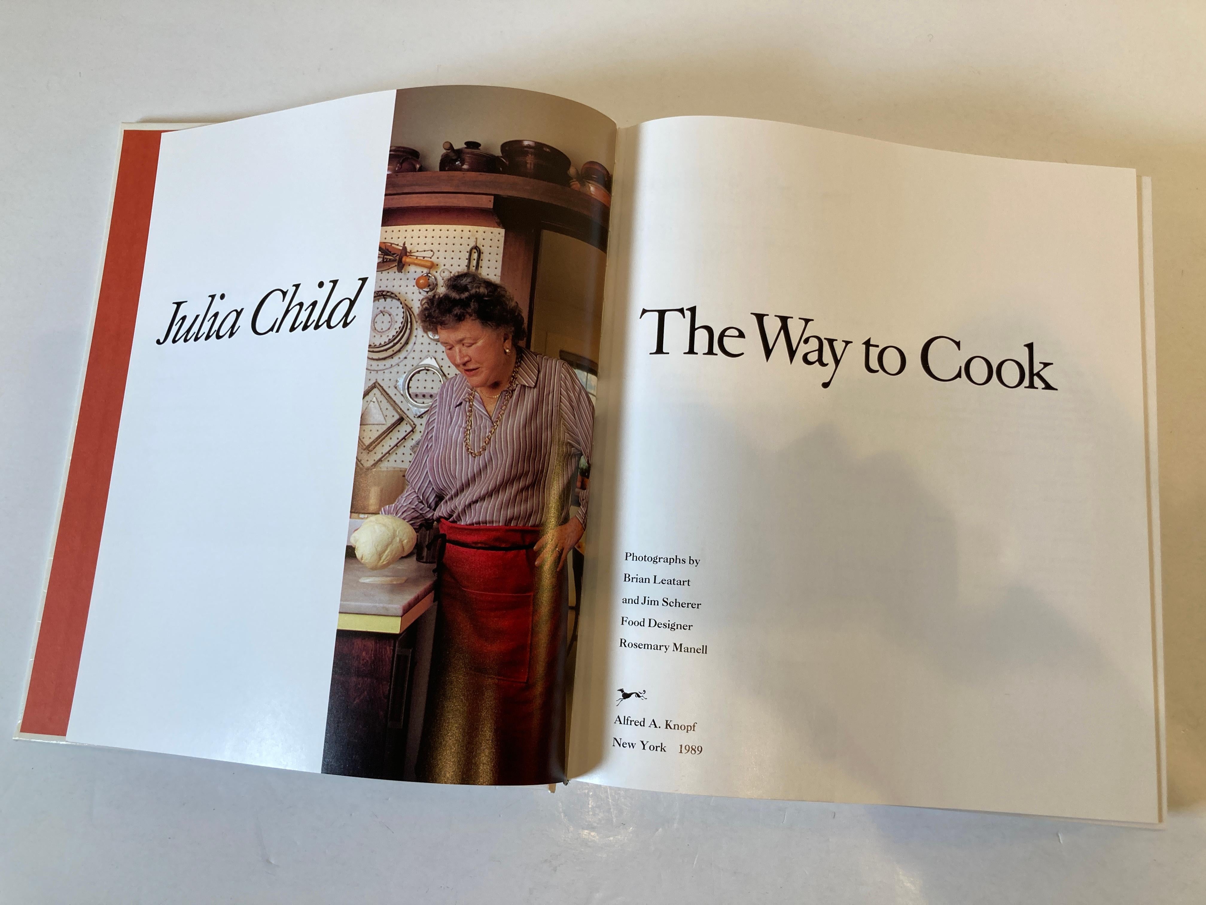 Expressionist Julia Child The Way To Cook 1989, Knopf Cook Book