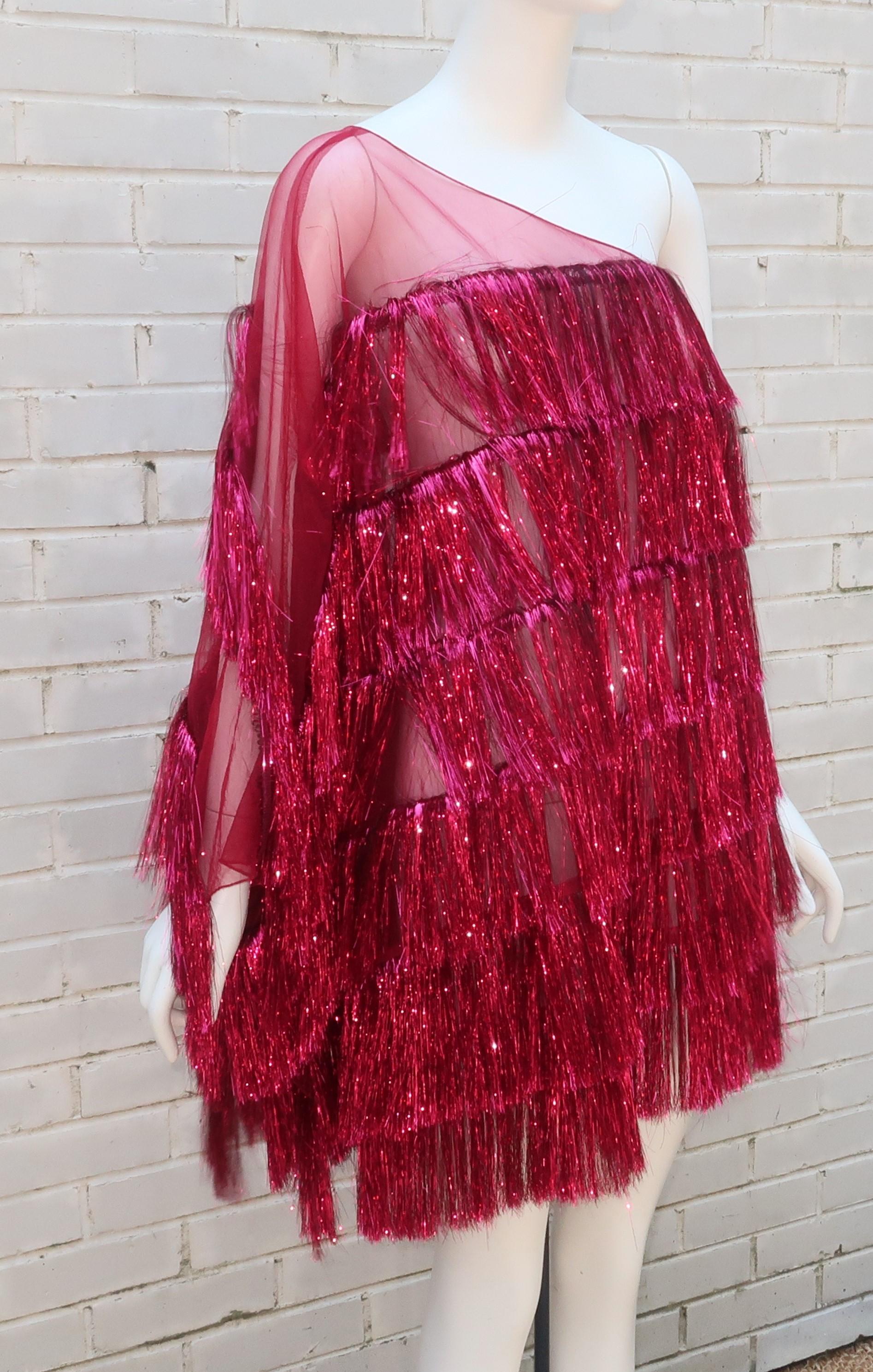 tinsel fringe dress