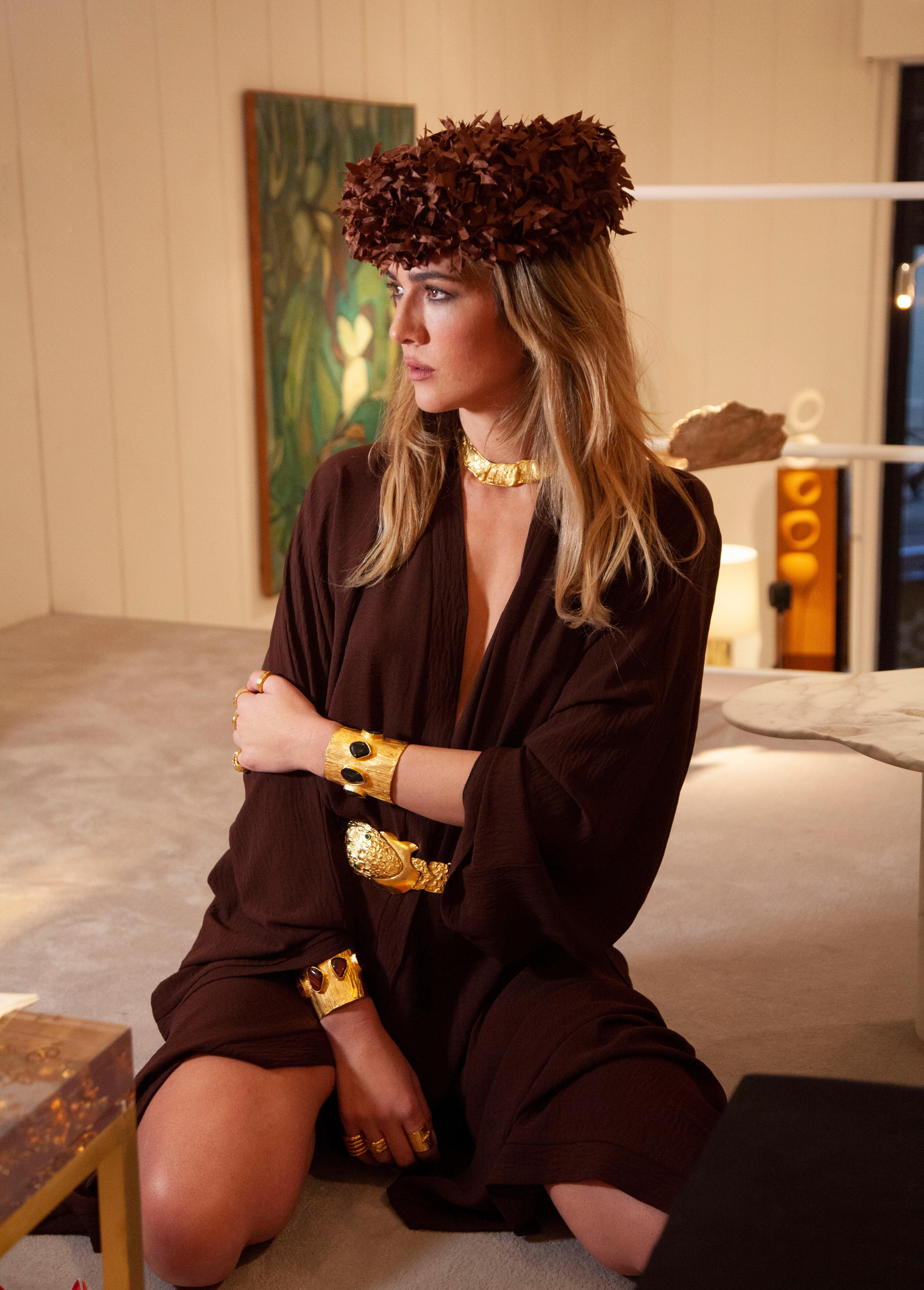 Collana media Julia Collection'S - Bronzo placcato oro In condizioni Nuovo in vendita a PARIS, FR