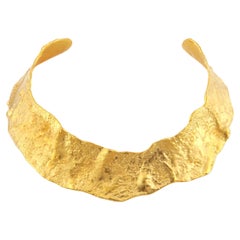 Julia Collection Medium Necklace – Gold-Plated Bronze