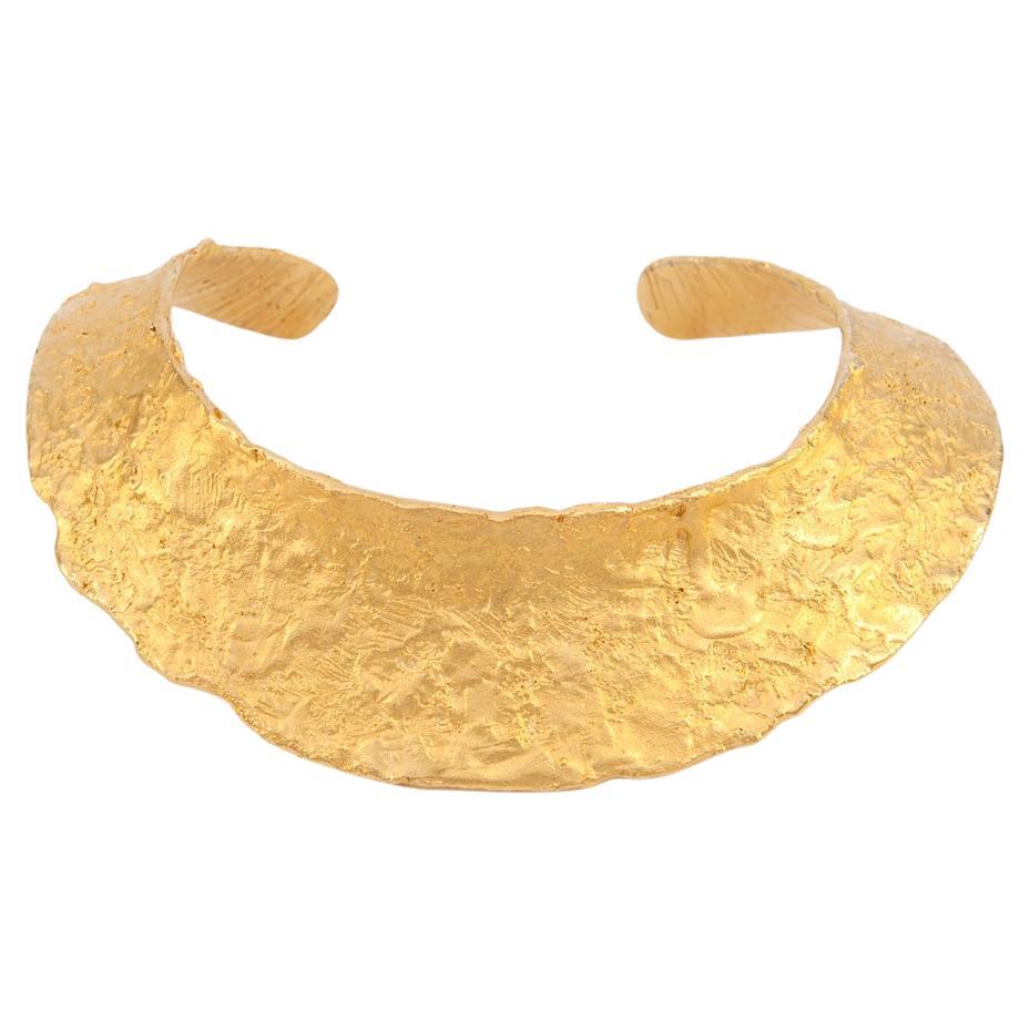 Julia Collection Big Necklace – Gold-Plated Bronze