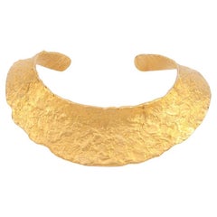 Julia Collection Big Necklace – Gold-Plated Bronze