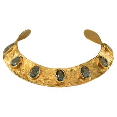 Julia Kollektion Halskette - vergoldete Bronze mit Amethyst
