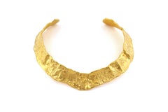 Julia Collection Thin Necklace – Gold-Plated Bronze