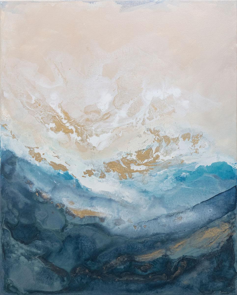 Abstraktes Gemälde „Delight in the Dawn“ im Angebot 2