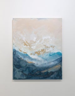 Abstraktes Gemälde „Delight in the Dawn“