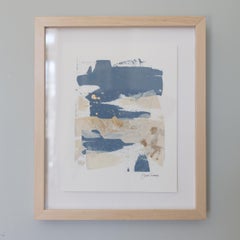 "On the Rocks No. 1," Framed Abstract Painting