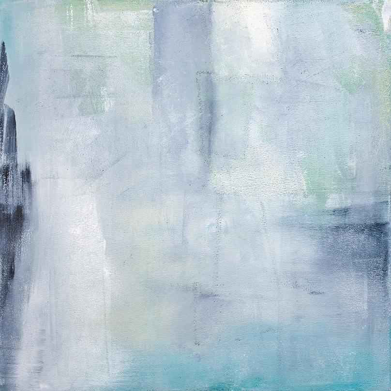 Julia Contacessi Abstract Painting - Sea Smoke, Painting, Acrylic on Canvas