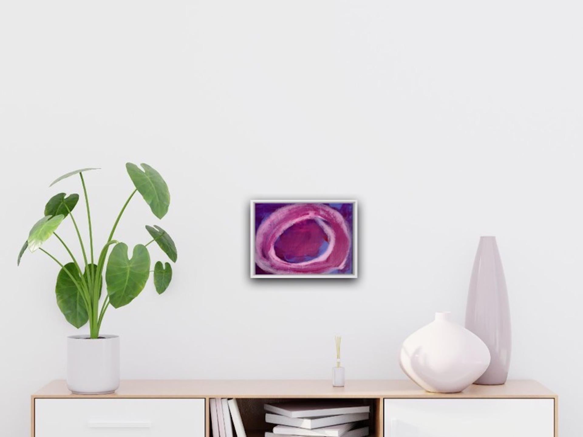 Julia Craig
Rosa
Acrylic on paper
Size: H14.5cm x W19.5cm
Sold Unframed
(Please note that in situ images are purely an indication of how a piece may look).

Julia is an abstract artist whose love of colour is clearly apparent in her vibrant work.