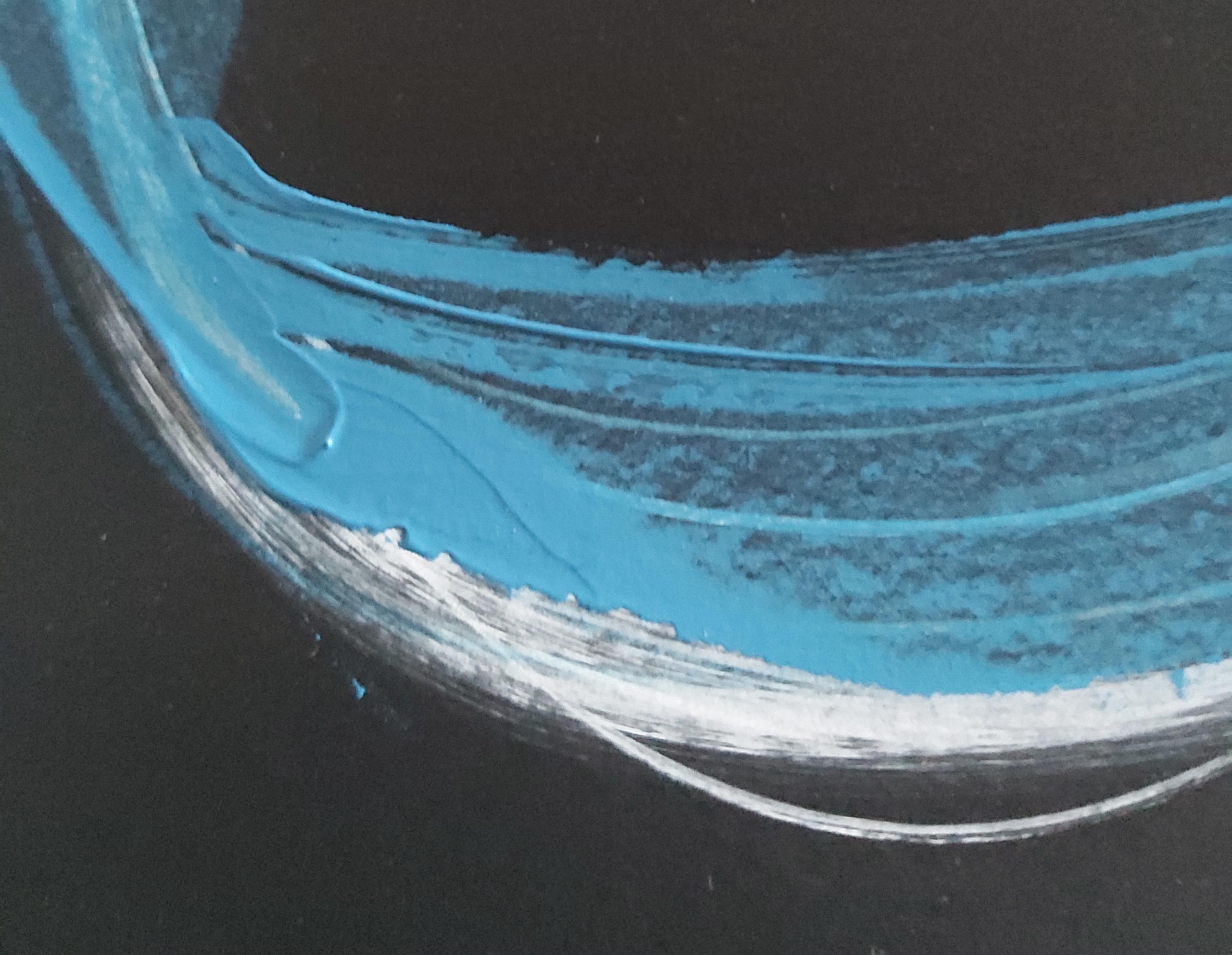Sennen ll, Originalgemälde, abstrakt, Contemporary (Grau), Abstract Painting, von Julia Craig