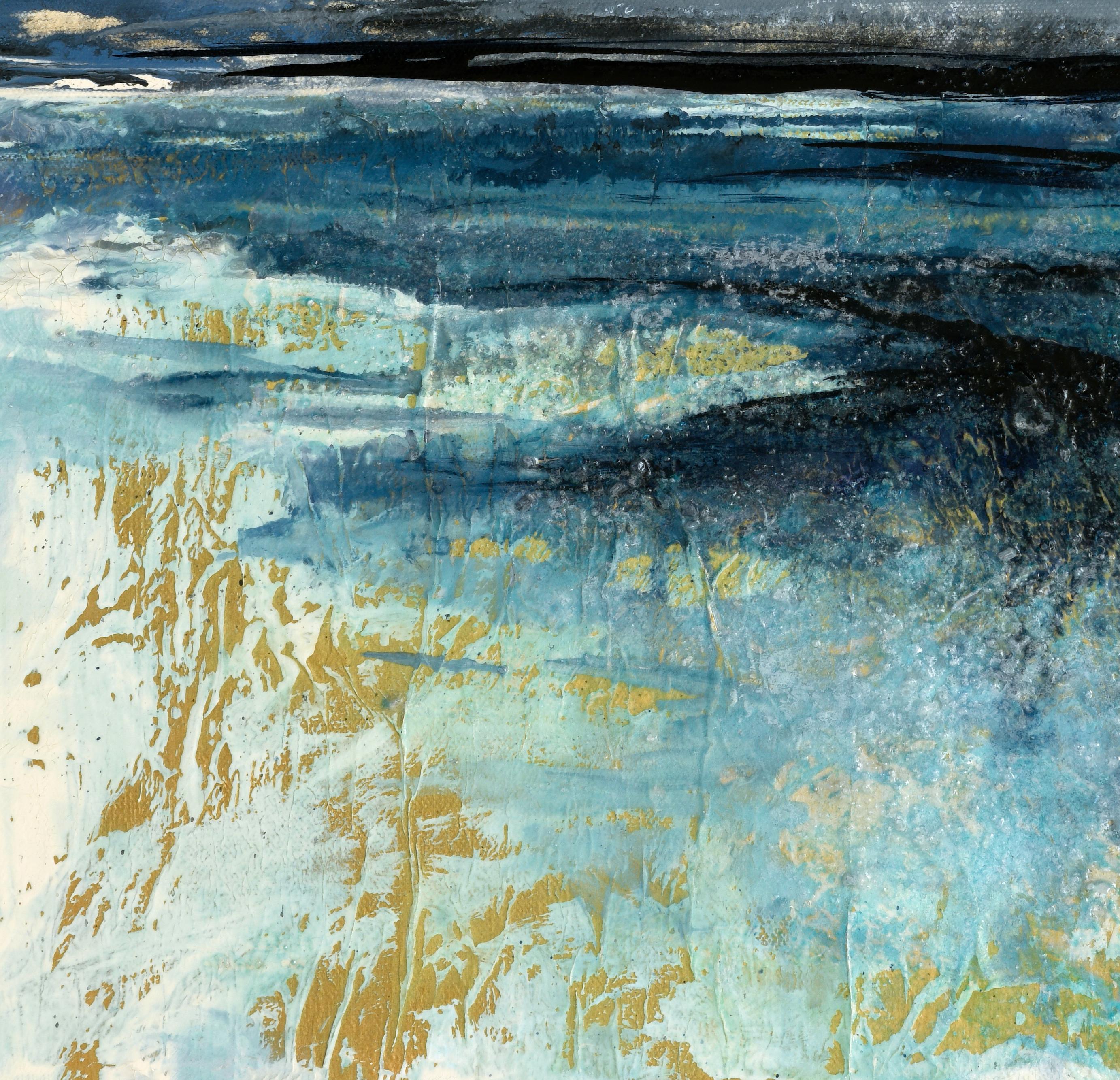 Coastal Landscape Study 3, Original Contemporary Abstract Landscape Painting 5