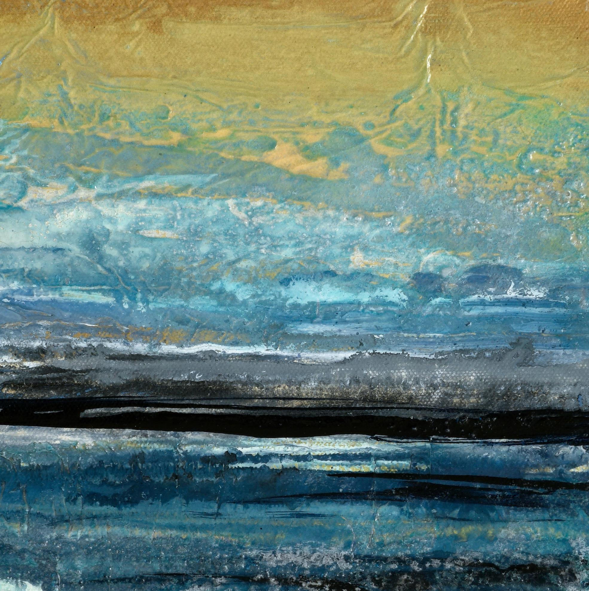 Coastal Landscape Study 3, Original Contemporary Abstract Landscape Painting 6