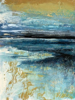 Coastal Landscape Study 3, Original Contemporary Abstract Landscape Painting