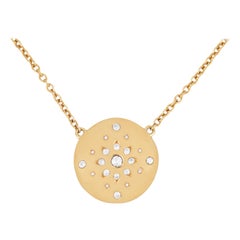 Julia-Didon Cayre Diamond Necklace in 18 Karat Yellow Gold
