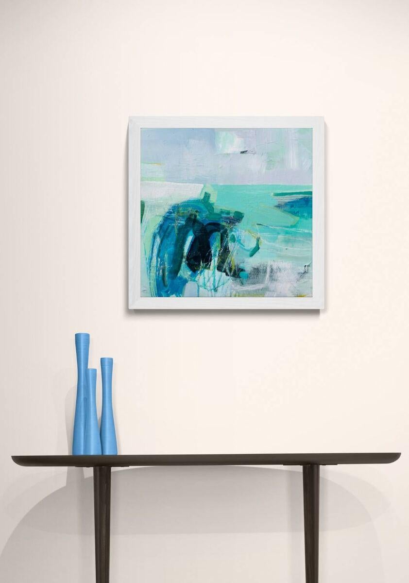 Tiefe der Präsenz (Blau), Abstract Painting, von Julia Godden