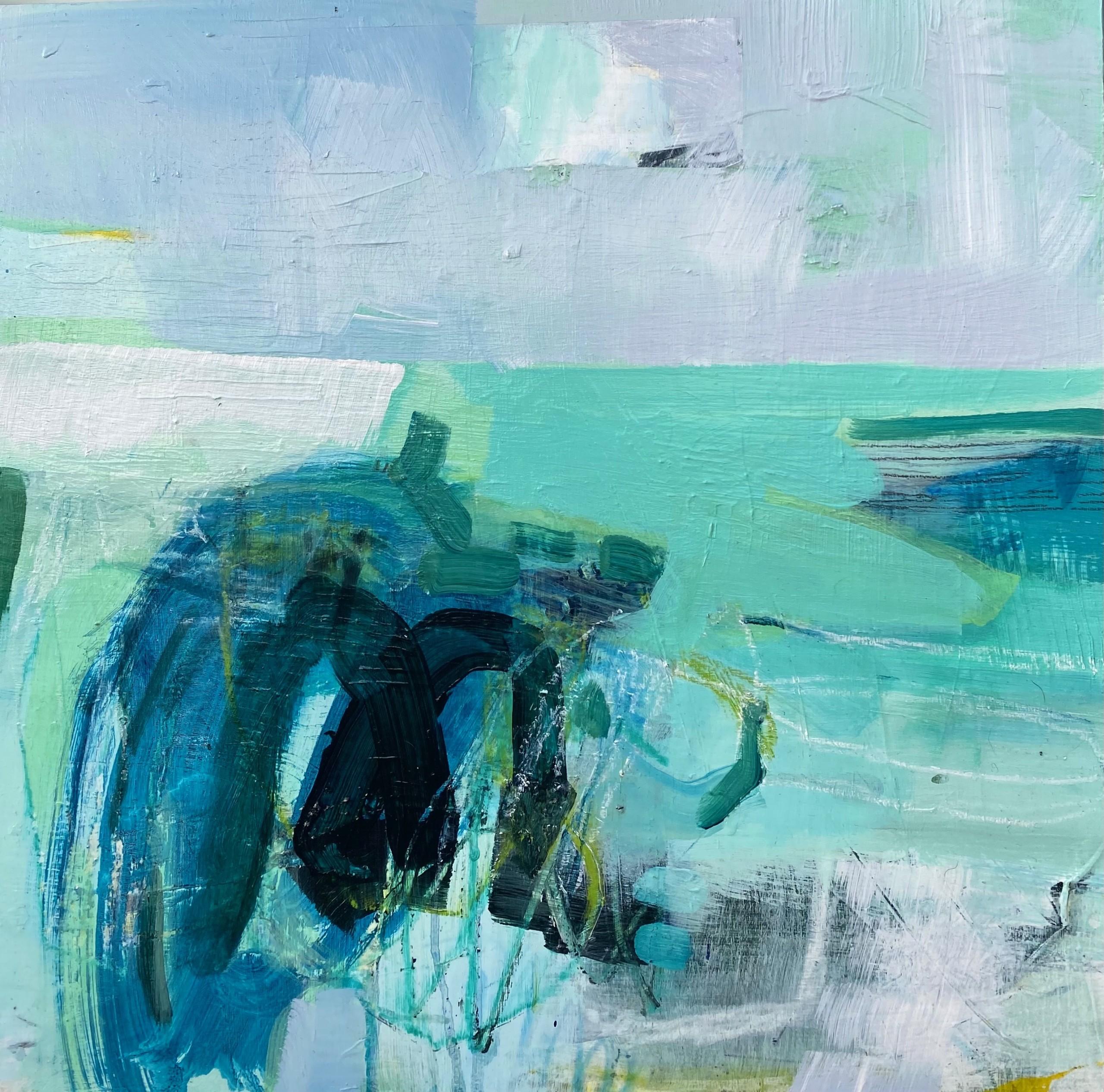 Julia Godden Abstract Painting – Tiefe der Präsenz