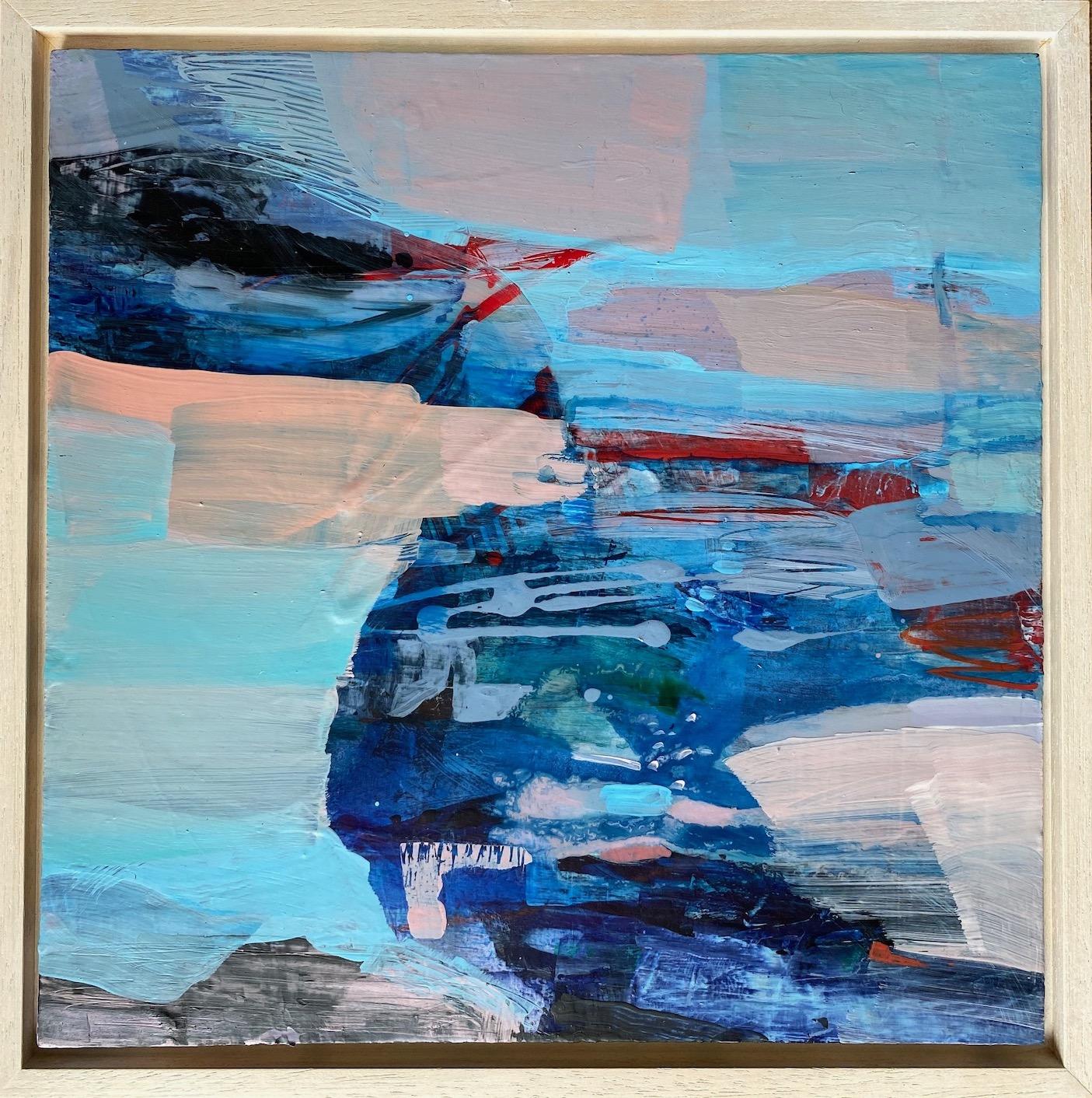 Grief Series #33 and Grief Series #34 diptych - Painting by Julia Godden