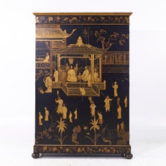 Julia Gray Chinoiserie Asian Wardrobe Armoire Dresser