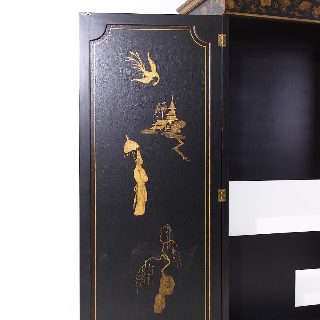 Julia Gray Chinoiserie Asiatischer Kleiderschrank Kommode im Angebot 2