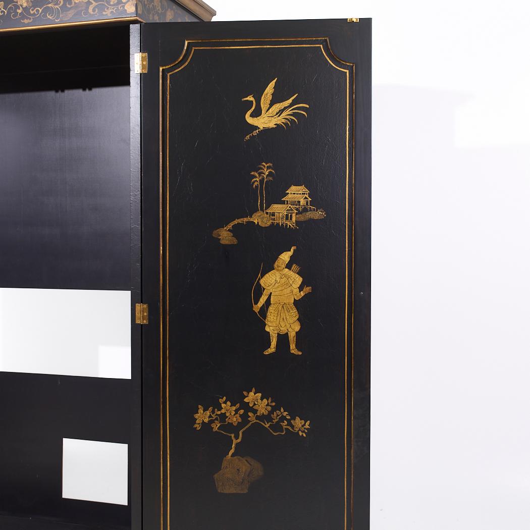 Julia Gray Chinoiserie Asiatischer Kleiderschrank Kommode im Angebot 3