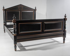 Julia Gray Hollywood Regency Queen Bed Frame
