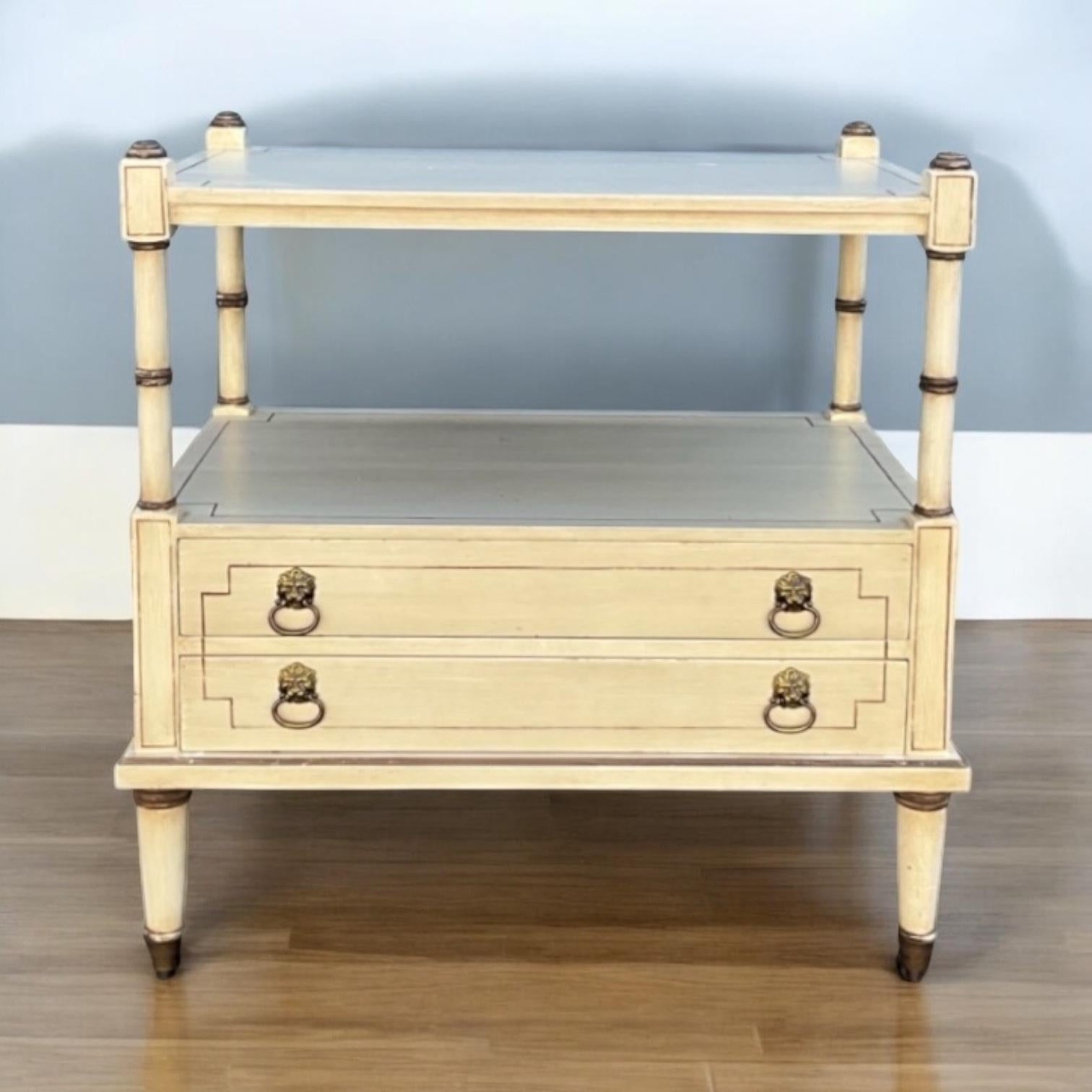 American Julia Gray Ltd. Of New York French Louis XVI Painted Side Table