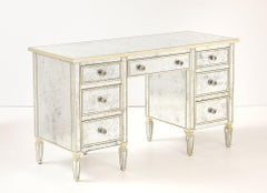 Julia Gray Mirrored Desk /Vanity