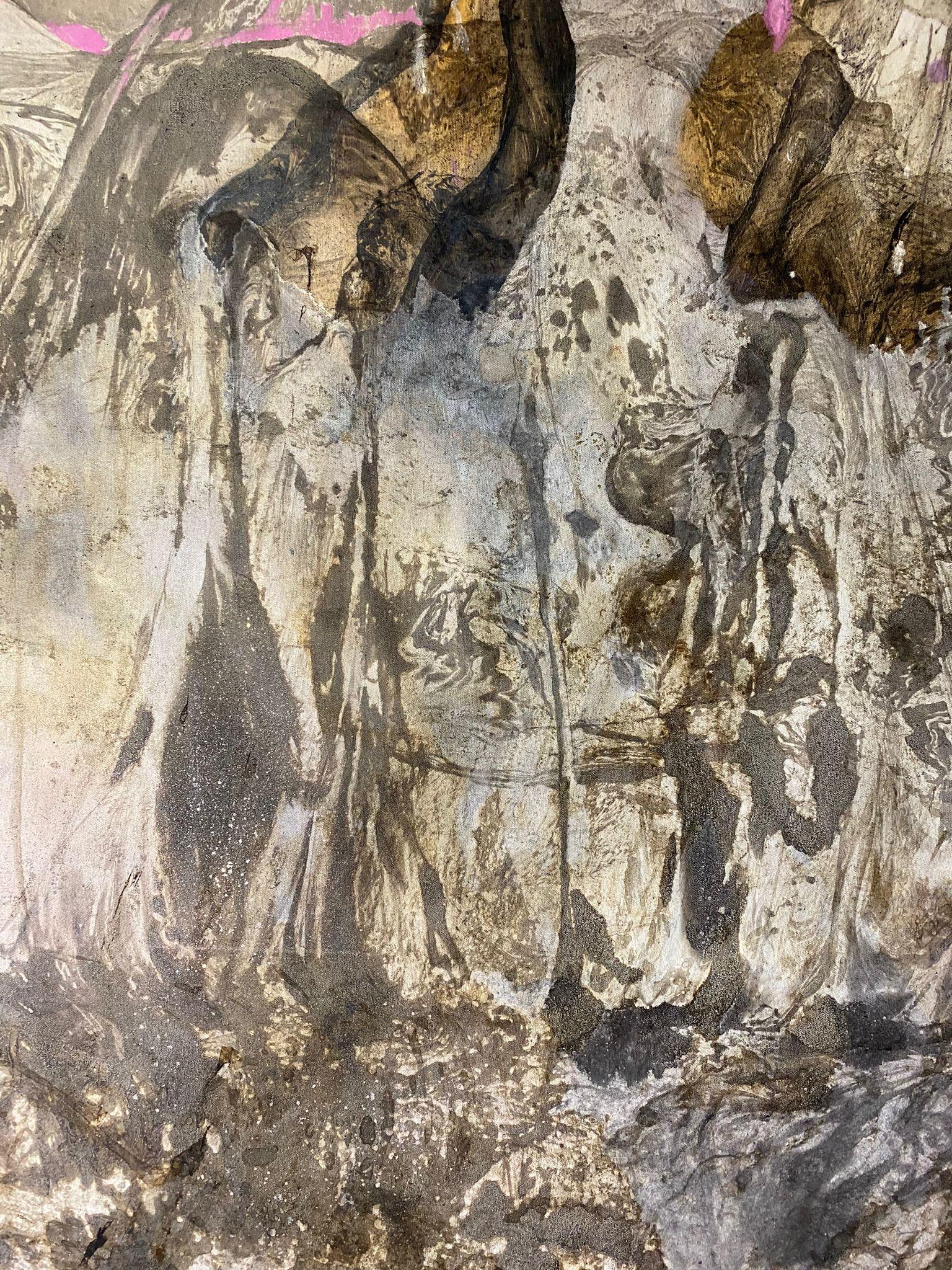 Senza titolo 2 Astratto contemporaneo - Painting di Julia Habrat
