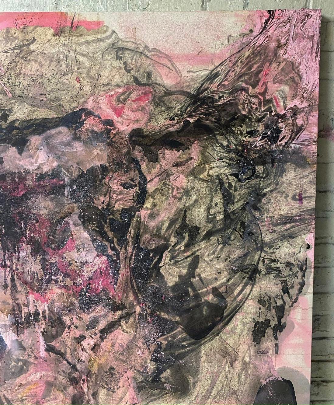 Senza titolo Espressionista astratto - Painting di Julia Habrat