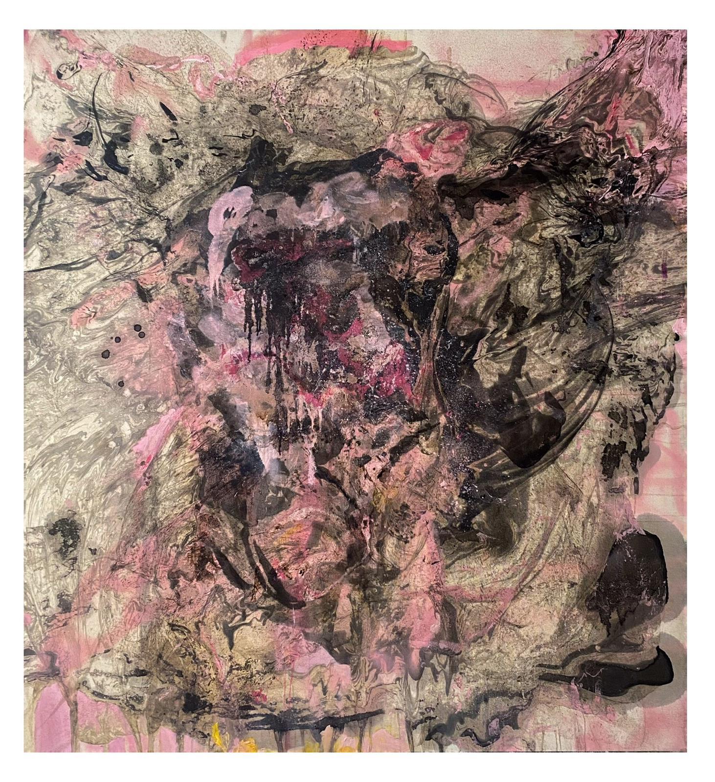 Abstract Painting di Julia Habrat - Senza titolo Espressionista astratto