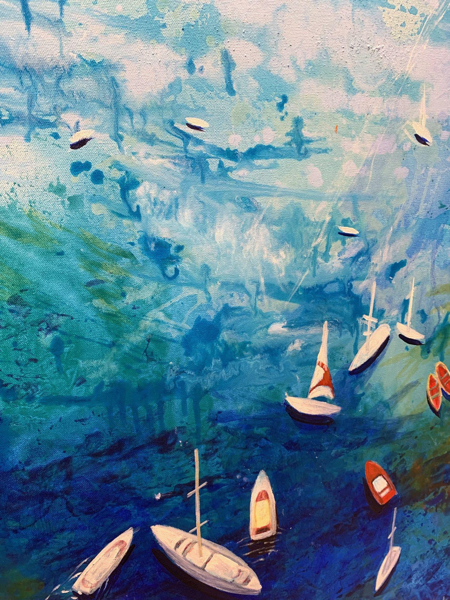 acrylic paintings of sailboats
