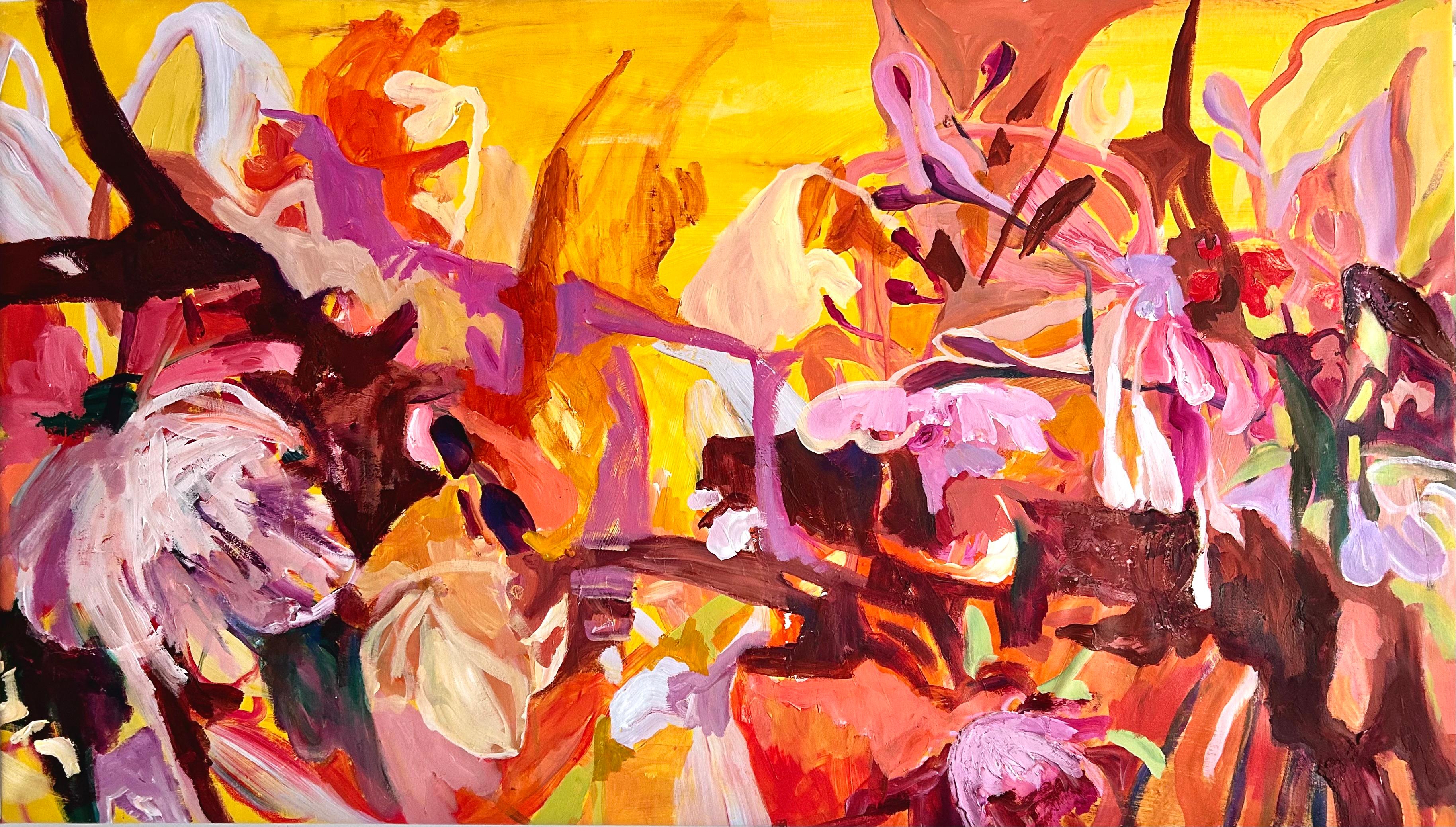 Julia Hacker Still-Life Painting - Joy, Abstract Painting