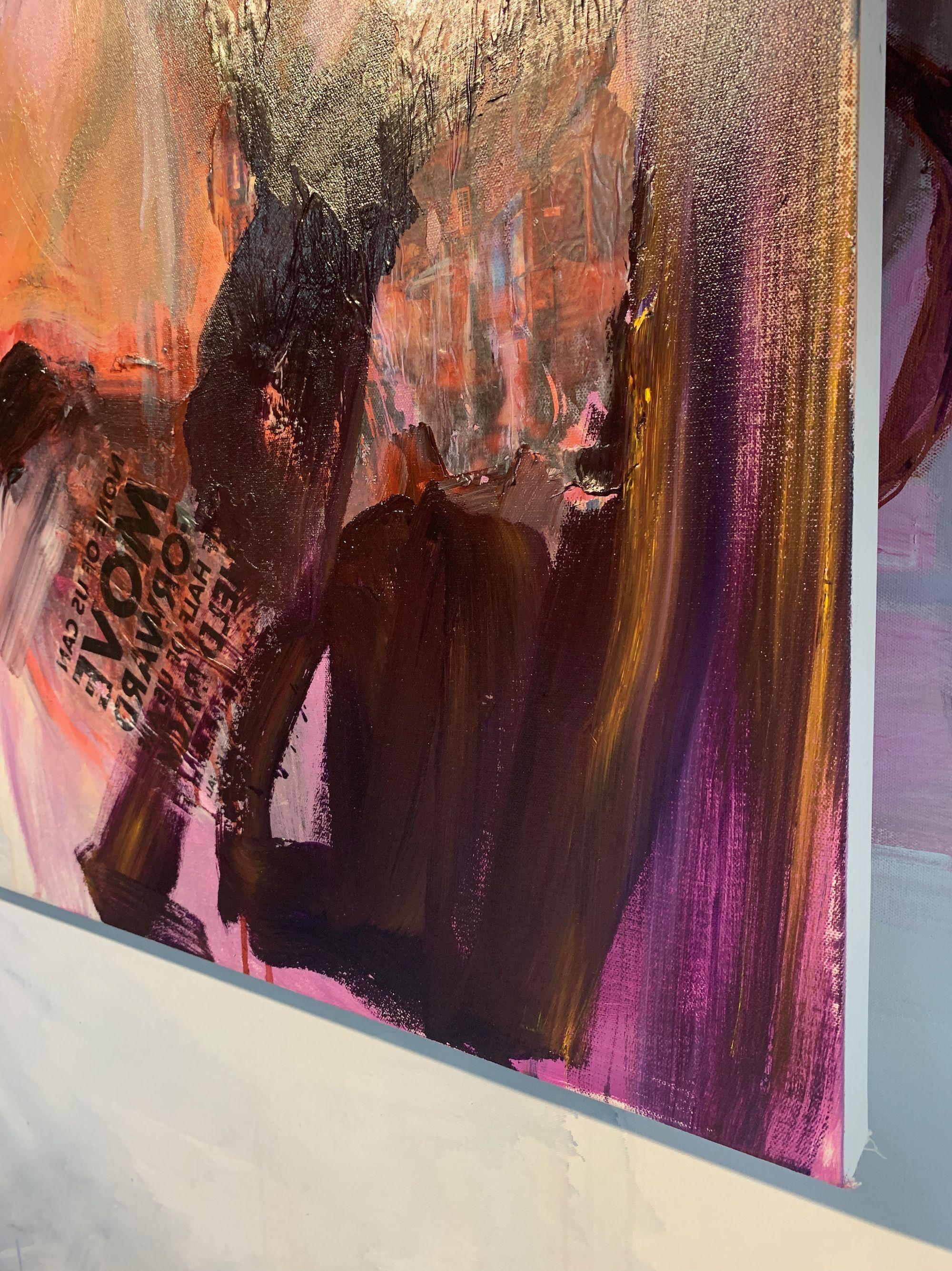 Unter seinem Auge, Gemälde, Acryl auf Leinwand im Angebot 1