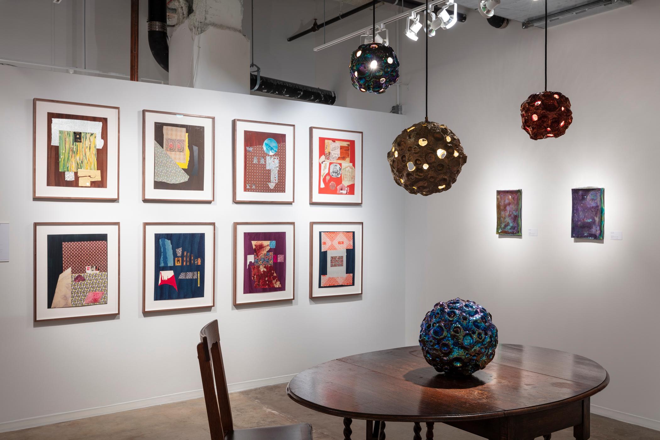 Julia Kunin, Lampe „Blauer Mond“, 2013 im Angebot 1