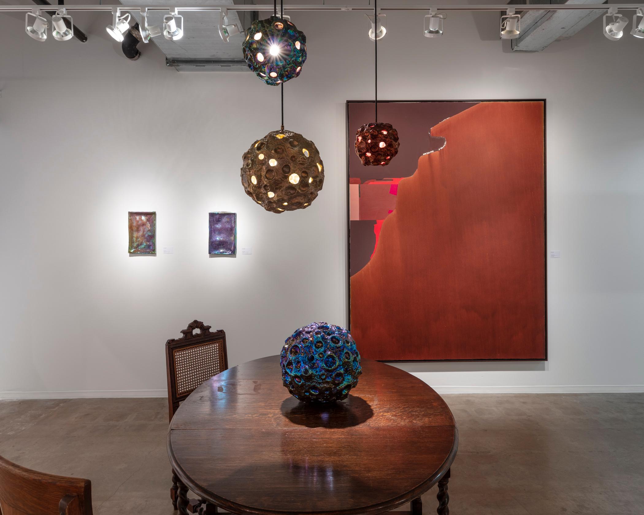 Julia Kunin, Lampe „Blauer Mond“, 2013 im Angebot 2