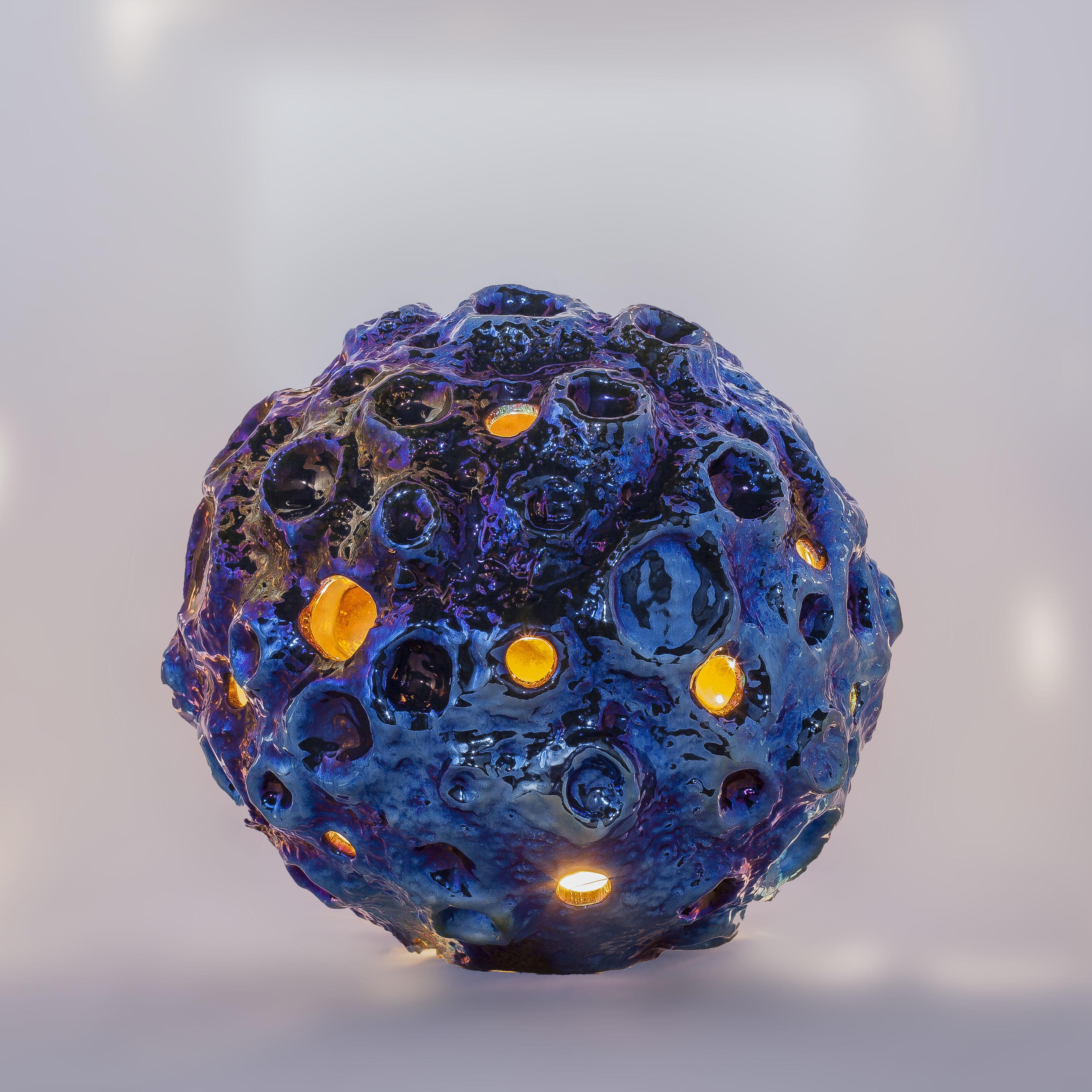 Julia Kunin, Lampe „Blauer Mond“, 2013