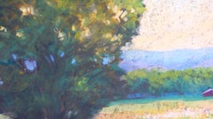 Setting Sun in the Meadow, Original Impressionist Painting