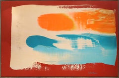 Bold Strokes 18, Abstract Expressionist Acrylic Painting on Canvas by Julia Marc