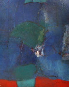 Heaven Can Wait, Modern Acrylic Painting on Canvas by Julia Marc