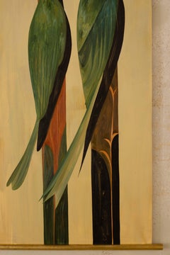Júlia Martins Miranda – Contemporary Tropical Bird Painting, Oil on Canvas 2026