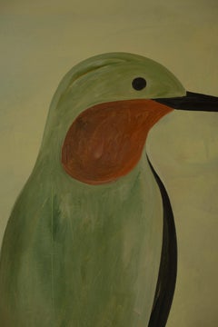 Júlia Martins Miranda – Contemporary Tropical Bird Painting, Oil on Canvas 2026