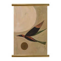Júlia Martins Miranda – Contemporary Tropical Bird Painting, Oil on Canvas 2026