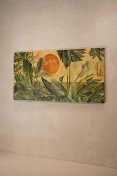Júlia Martins Miranda – Contemporary Tropical Flora Painting, Oil on Canvas 2026