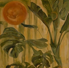 Júlia Martins Miranda - Zeitgenössische tropische Flora Gemälde, Öl auf Leinwand 2026