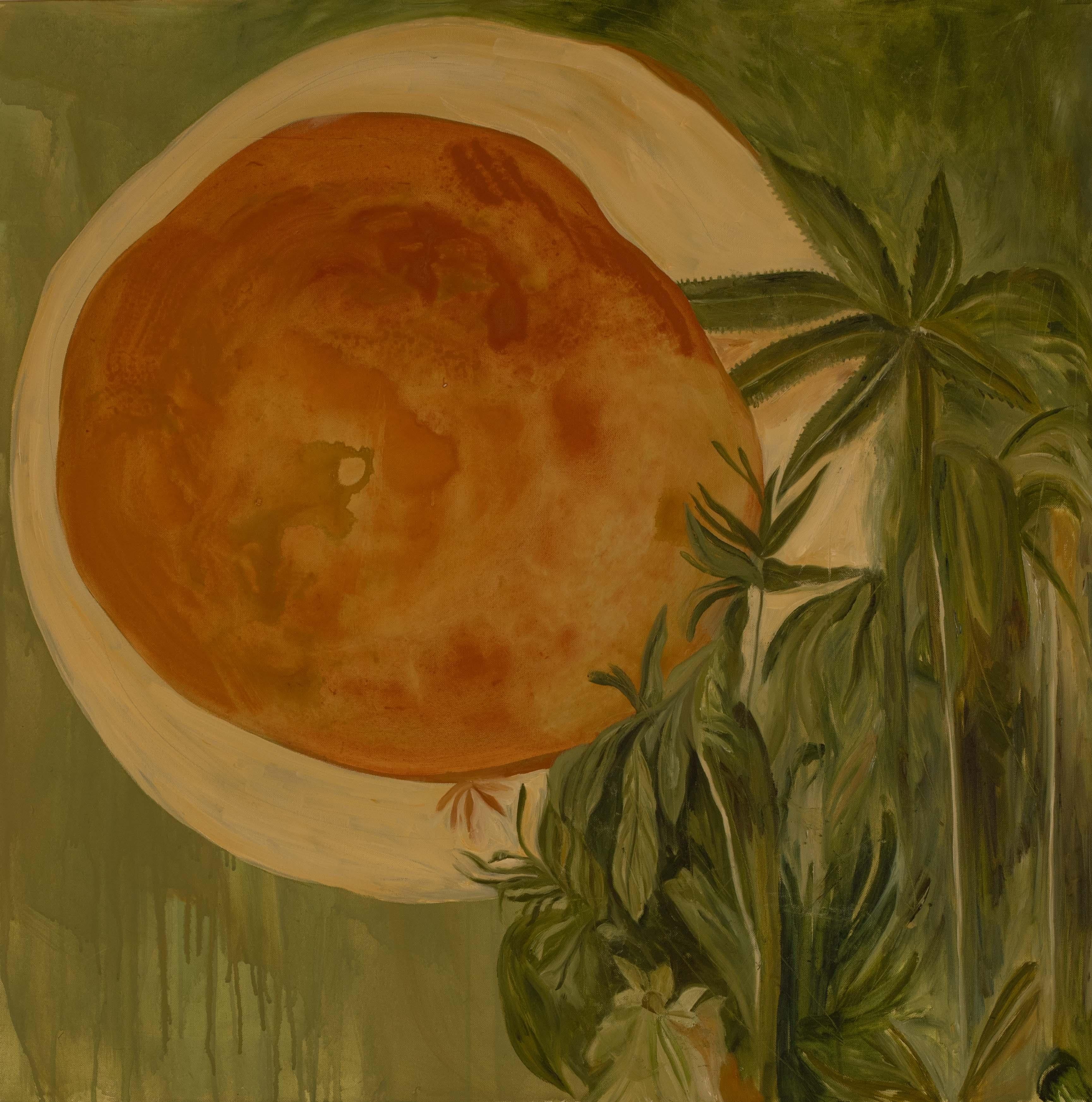 Júlia Martins Miranda – Contemporary Tropical Flora Painting, Oil on Canvas 2026