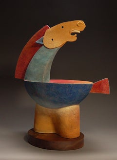 "Il risveglio" (2016) di Julia Mulligan, scultura originale in ceramica